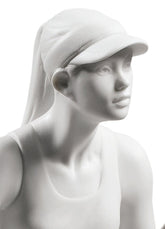 Lady Tennis Player Figurine